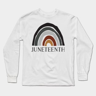 Juneteenth Rainbow Long Sleeve T-Shirt